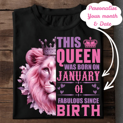 013-01- This Queen – Personalise Your Month