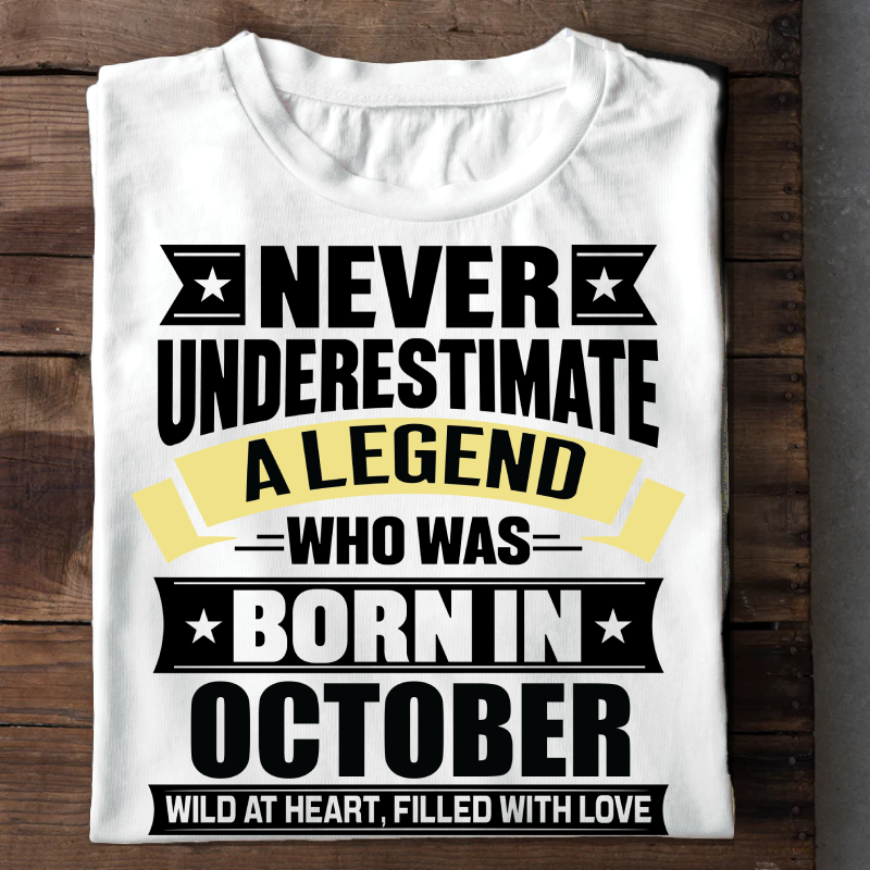 010-16- Never Underestimate A Legend - October